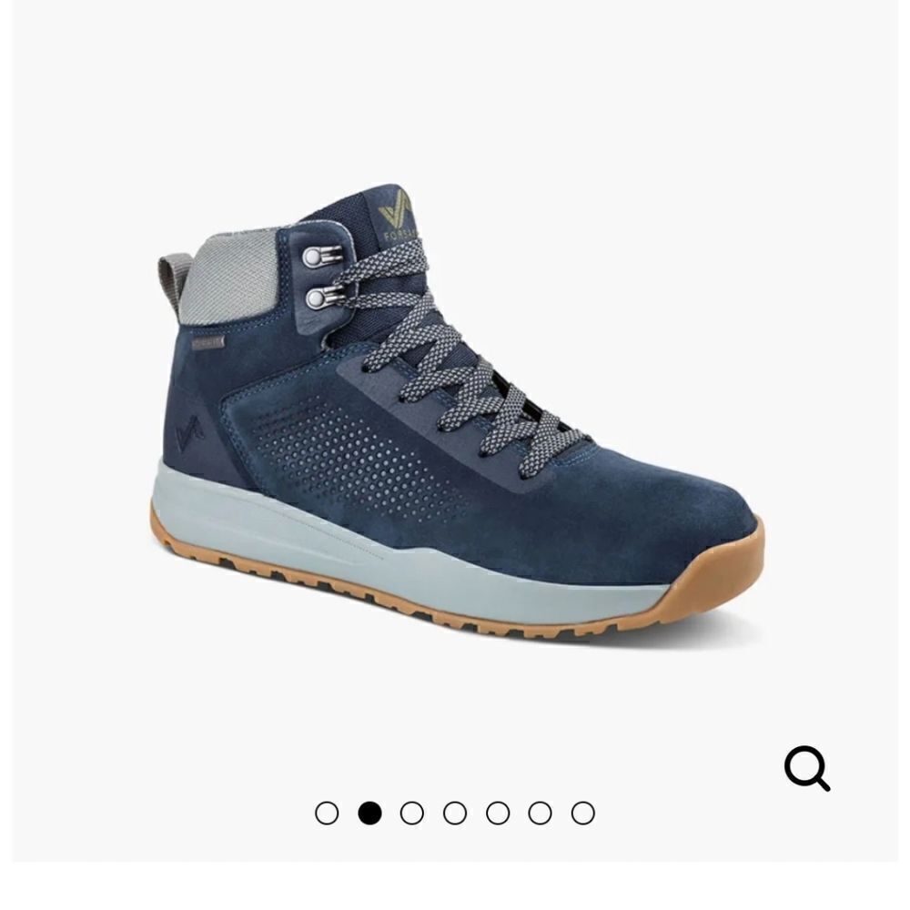 Forsake Dispatch Mid Men's Waterproof Hiking Sneaker Boot Navy size 9 NWOT